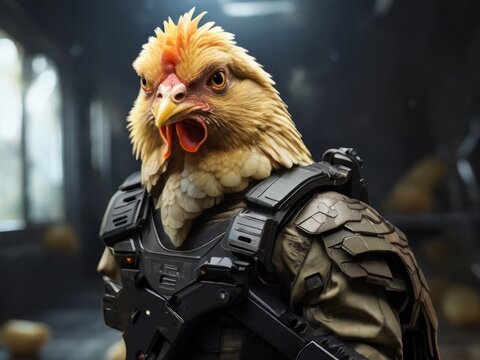 chicken combat soldier