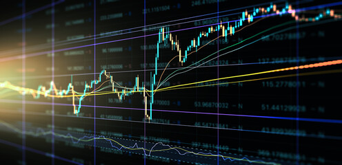 Börsenhandel - Chart - Trading