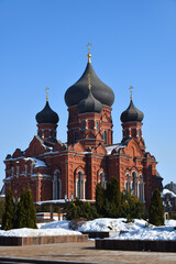 Dormition Cathedral in Tula city in Russia - 756343549