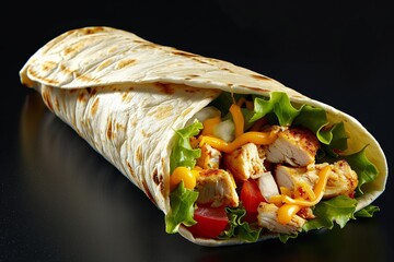Chicken Caesar Wrap A Tasty and Nutritious Option for Lunch Generative AI