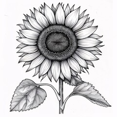 Sunflower Season A Vibrant Tribute to the Sunflower's Beauty Generative AI