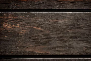 Poster Wood. Wood plank. Wood texture. Light brown and dark brown textured background image. © Fernando Astasio