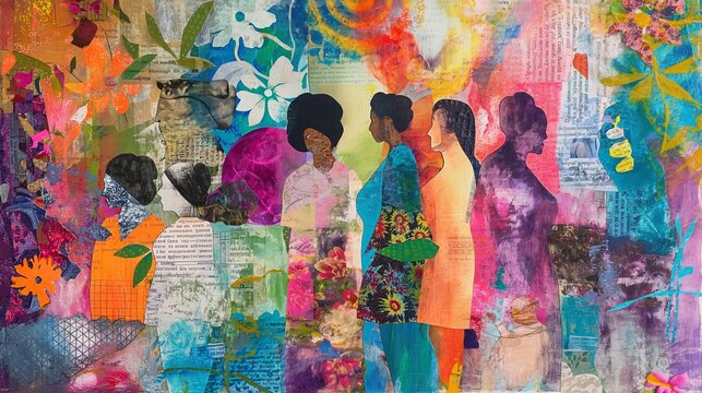 "Empowerment Mosaic: Celebrating Women's Day"