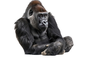 King Kong is big, black, and has long fur.