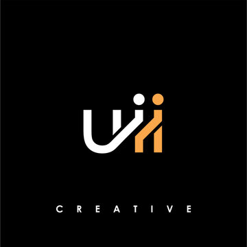 UII Letter Initial Logo Design Template Vector Illustration