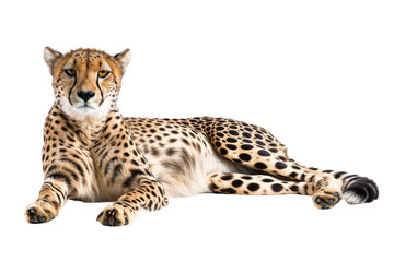 Cheetah isolated on transparent background