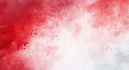 Red and White Background With Black Border