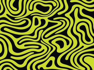 Cute vector pattern with matisse style shapes. Abstract colorful horizontal background of simple organic shapes and lines. Contemporary doodle art backdrop. Hand drawn random figures, blobs, scri
