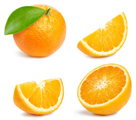 Fresh organic orange isolated - 756356367