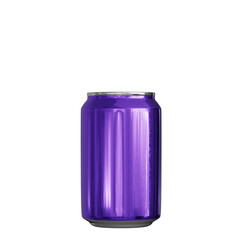 small Can energy drink or beer purple