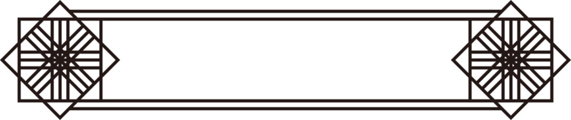 전통문양, 깔끔 심플 간결 사각 도형