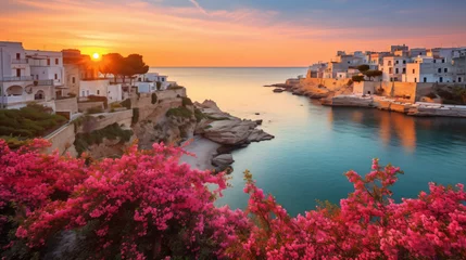 Foto auf Acrylglas Mittelmeereuropa Breathtaking evening cityscape