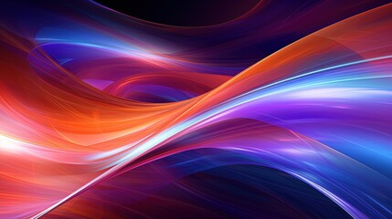 Warm and Cool Dynamic Abstract Wave Background