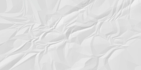White wrinkly backdrop paper background. panorama grunge wrinkly paper texture background, crumpled pattern texture. White paper crumpled texture. white fabric crushed textured crumpled.