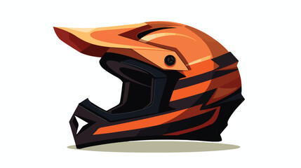 vector cross motorcycle helmet .simple motorcross he