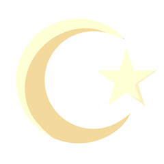 Moon and star Ramadhan icon