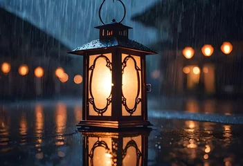 Fotobehang chinese lantern at night © Beauty