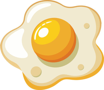 recommend clip art: fried egg on a white background, fry egg logo, Fried egg vector illustration,  Fried egg icon