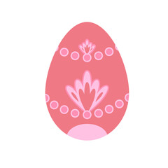 Œuf de pâques rose