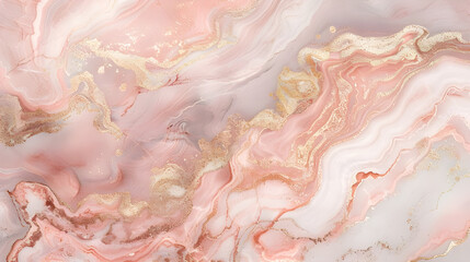 Luxurious Rose Gold Marble Background Texture