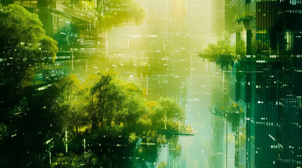 technological mastery and ecological transformation, AI programming seamlessly manipulates the earth.