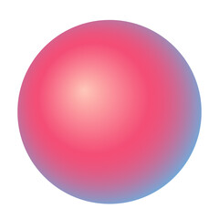 rond dégradé texturé rouge et bleu