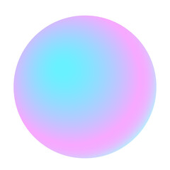 rond dégradé texturé rose et bleu