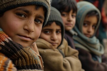 children of the waraab children in srinagar