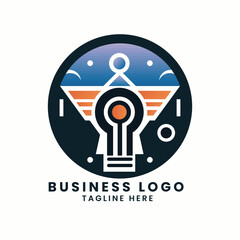 Abstract business real estate house building company factory vector logo concept symbol elements design template of business logo