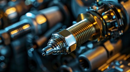 When checking the car engine for repair and maintenance, always inspect the spark plug, coil, and other metal parts to ensure optimal performance.