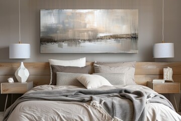 Fototapeta na wymiar modern apartment bedroom