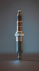 The mechanic carefully inspected the car's engine to check the spark plug, coil, and other metal parts for any needed repairs or maintenance.