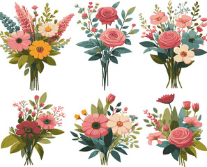 Serene and Lush Floral Bouquet Collection Perfect for Any Occasion