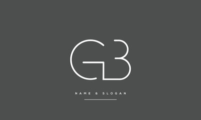 Obraz premium J, JJ, Abstract Letters Logo Monogram