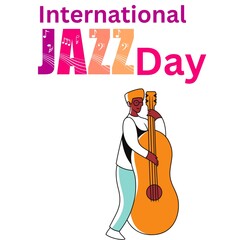 International Jazz Day Illustration. 30 April