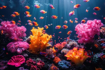 Obraz na płótnie Canvas the most stunning underwater scene professional photography