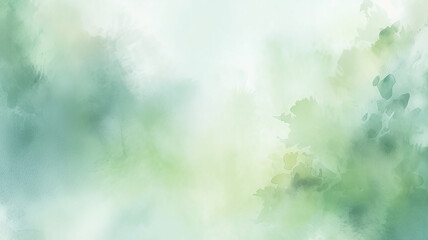 abstract watercolor green background summer spring energy freshness. - 756408387