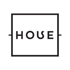 logo minimalist house