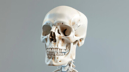 Human Skeleton System Bone Joints Anatomy 3D Model - obrazy, fototapety, plakaty