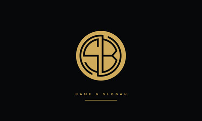 SB, BS, S, B, Abstract Letters Logo Monogram
