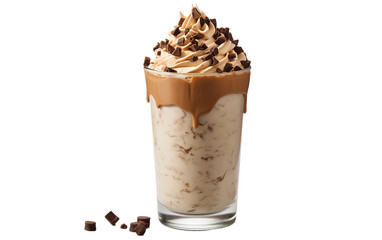 Creamy milkshake infused with rich chocolate and nutty flavors.