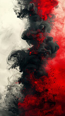  phone wallpaper red smoke with black