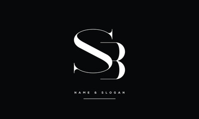 SB, BS, S, B, Abstract Letters Logo Monogram