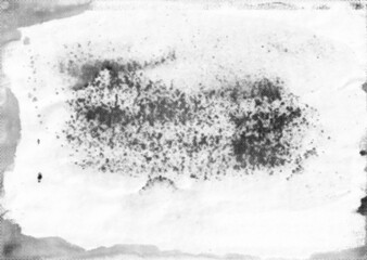 Fondo abstracto grunge con efecto de semitono de color, textura con marco negro de suciedad, enmarcado. Espacio para texto o imagen