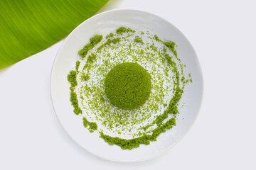 Wolffia globosa or swamp algae, water meal