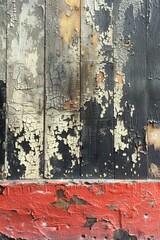 Wood texture with old dried paint