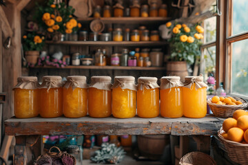 homemade orange jam