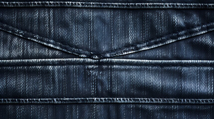 Detailed close-up of denim showing the seams and personality of the fabric