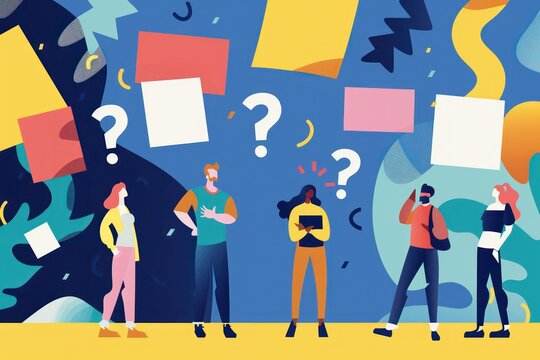 people with question marks in question ask for quotes