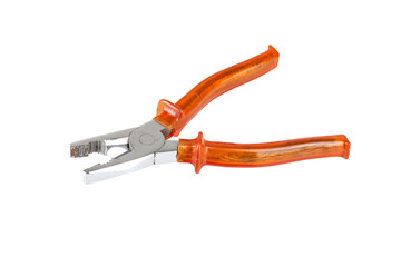 Metal screw plier ready to work.